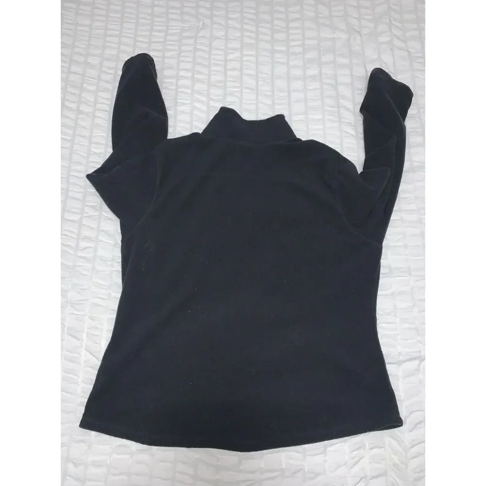 Old Navy Black Full-Zip Fleece Jacket Women’s Size XXL